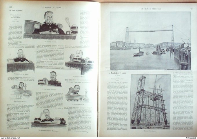 Le Monde illustré 1899 n°2216 Rennes-(35) Dreyfus Transbordeur Afrique-Sud Prétoria Delagoa Transvaa