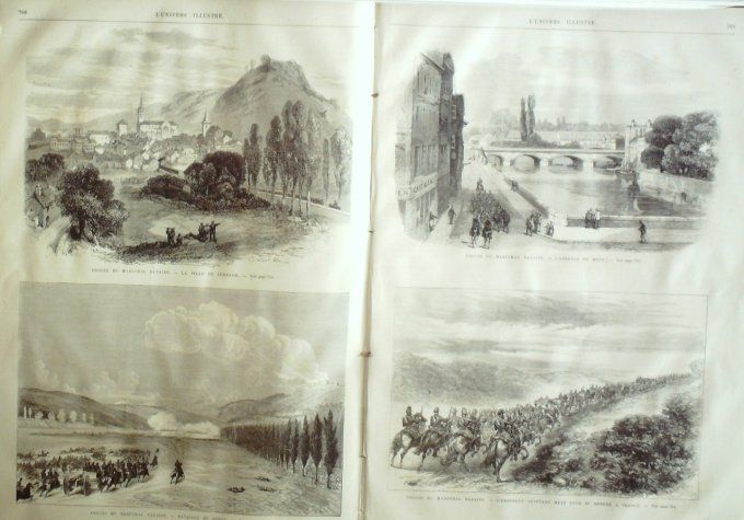 L'Univers illustré 1873 # 972 Forbach Metz Borny Vienne opéra incendie   