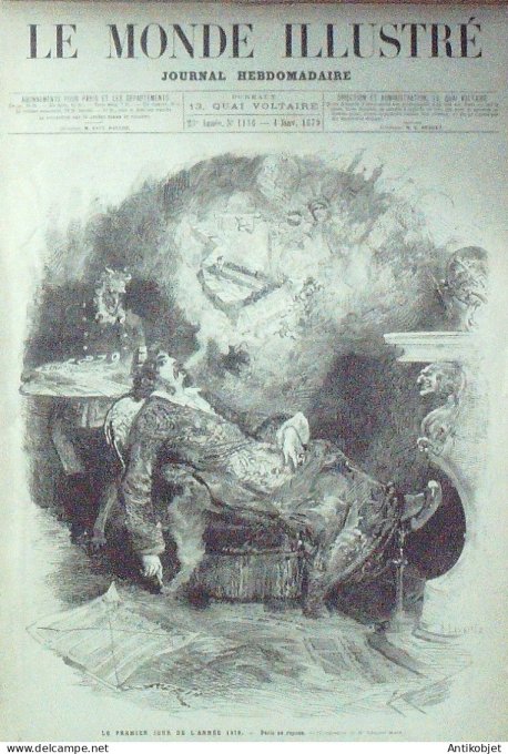 Le Monde illustré 1879 n°1136 Copenhague princesse Thyra Pérou Lima