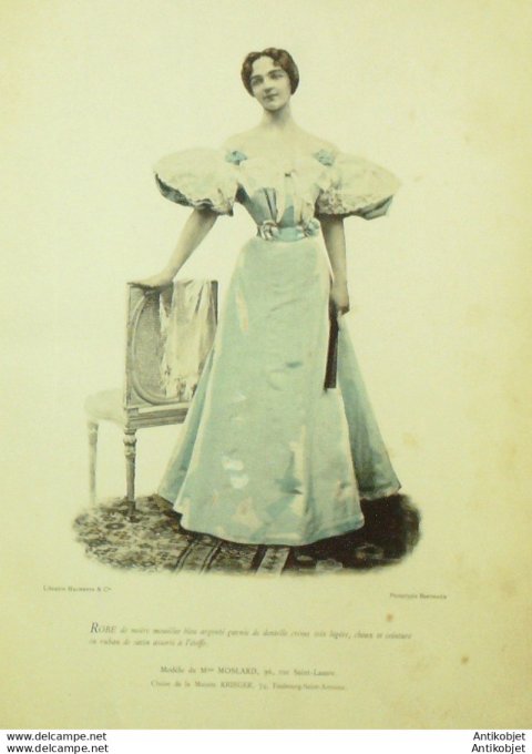 La Mode pratique 1895 # 06 Robe de Moire