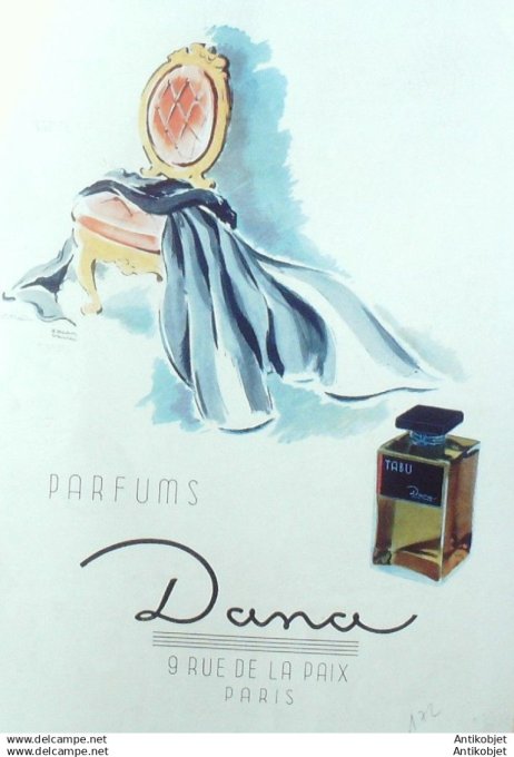 Publicite Cosmetique Dama 1945
