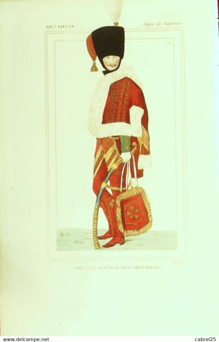 Chasseur Colonel Général du 19ème régiment  sous Napoléon 1852