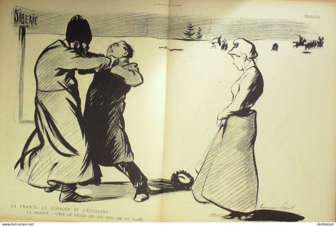 L'Assiette au beurre 1901 #   4 La France besogneuse Jossot Huard Dorvillot