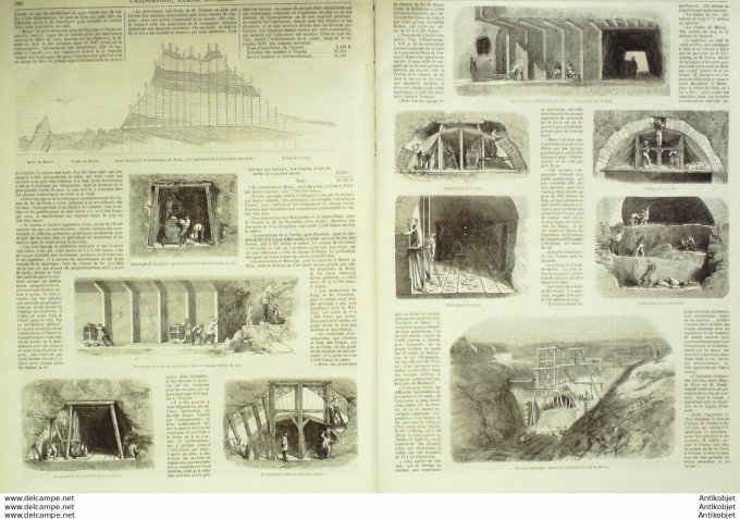 L'Illustration 1850 n°382 Suisse THOUME Angleterre WESTMINSTER MANSION House BLAISY (21)