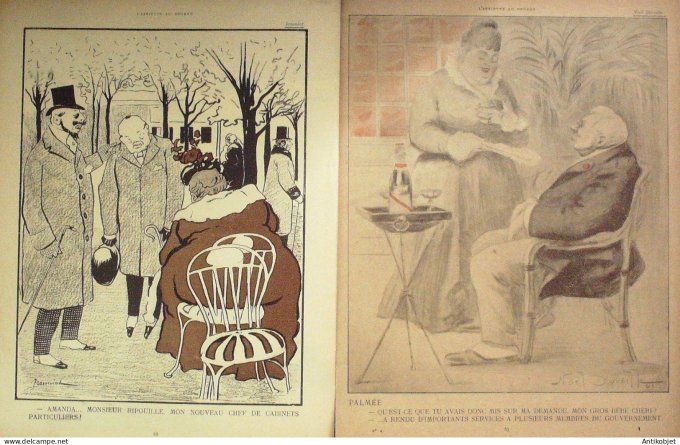 L'Assiette au beurre 1901 #   4 La France besogneuse Jossot Huard Dorvillot