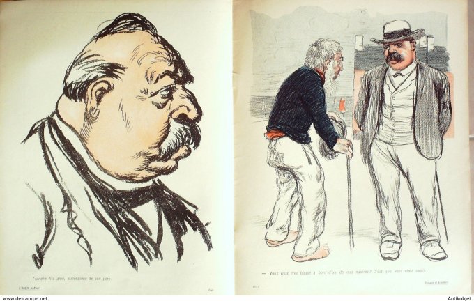 L'Assiette au beurre 1903 #  97 Pêcheurs & Armateurs Huard Charles