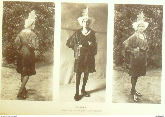 Pays-de-Loire Vendée Sables-d'Olonne (85) Sablaises  par Ch.Massin XXème