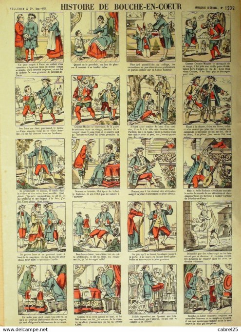 Bouche En Coeur (Pellerin d'epinal)