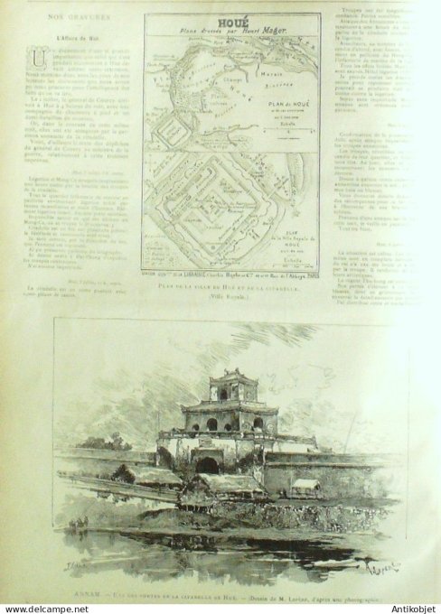 Le Monde illustré 1885 n°1479 Ile de Wright Whippingham Russie Zuklfikar Schoenewerk