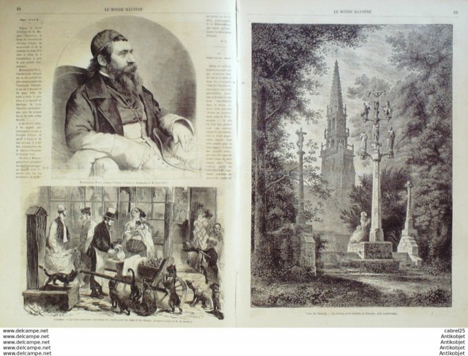 Le Monde illustré 1865 n°433 Pencran Londres Cats Meat Man Viet-Nam Saigon Sénégal Dakar