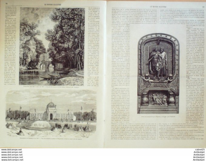 Le Monde illustré 1865 n°433 Pencran Londres Cats Meat Man Viet-Nam Saigon Sénégal Dakar