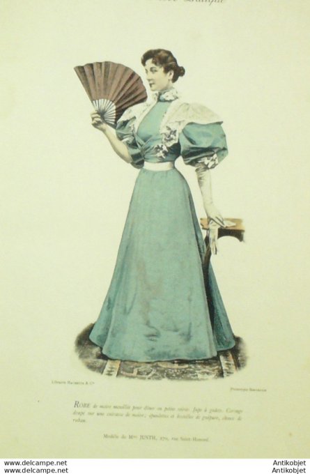 La Mode pratique 1895 # 07 Robe de Moire