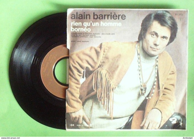 Barrière Alain 45T SP Rien qu'un homme 1971