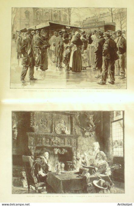 Le Monde illustré 1894 n°1924 St-Pétersbourg Anitchkoff Algérie Biskra Monaco tir aux pigeons