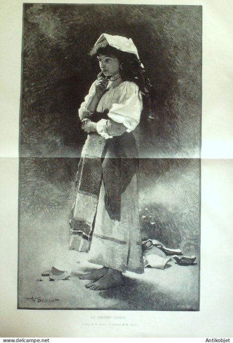 Le Monde illustré 1891 n°1791 Suède Stockholm Drottningholù Toulon  (83) Hongrie Kalocsa