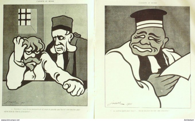 L'Assiette au beurre 1901 #  24 Les Tapinophages Jossot