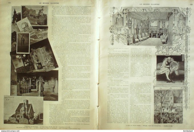 Le Monde illustré 1902 n°2343 Victor Hugo portrais oeuvres