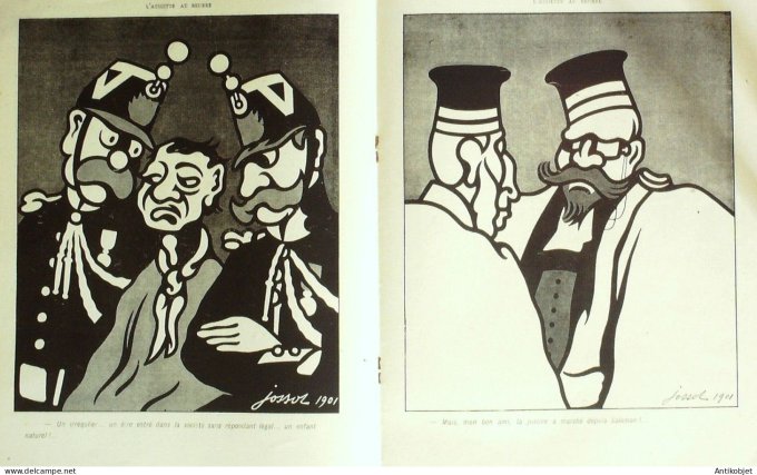 L'Assiette au beurre 1901 #  24 Les Tapinophages Jossot