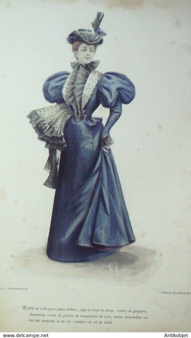 La Mode pratique 1896 # 20 Robe et veste en drap