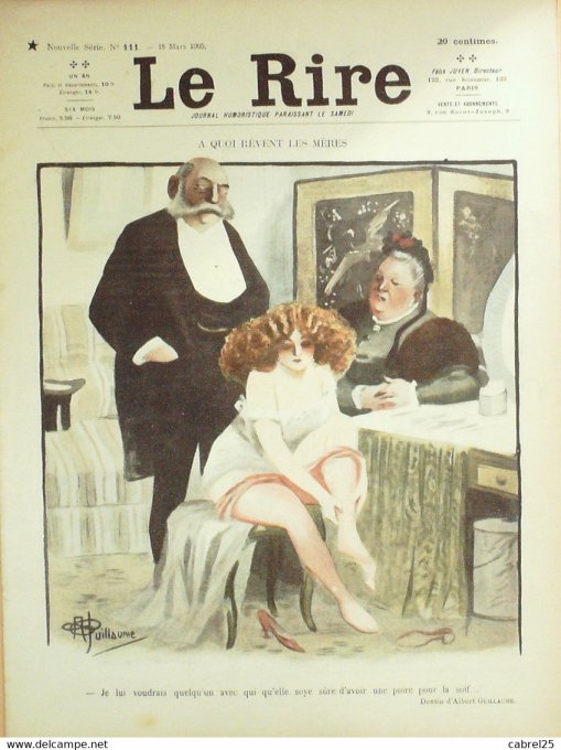 Le Rire 1905 n°111 Losques Roubille Carlègle Guillaume Huard Barcet