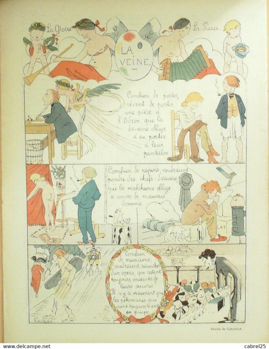 Le Rire 1905 n°111 Losques Roubille Carlègle Guillaume Huard Barcet