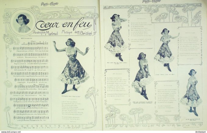 Paris qui chante 1903 # 4 Polin Mistinguette Dranem Galipaux Pintel