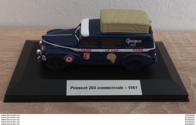 Peugeot 203 Commerciale Paris Le Cap 1951 1:43