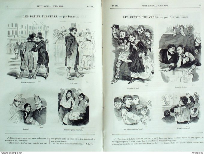 Petit journal pour Rire 1857 # 112 Chemin de Clichy Talin & Gluck
