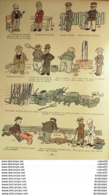 La Baionnette 1917 # 099 (Jardins De Guerre) Willette Bofa Harley Fabiano Pallier