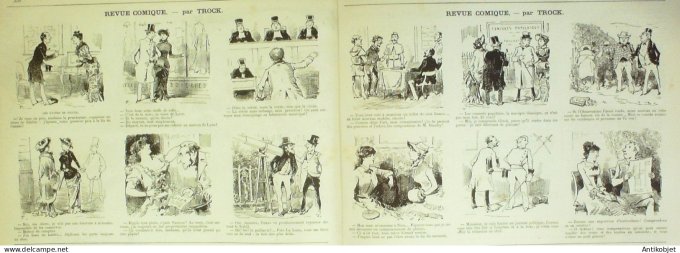La Caricature 1882 #148 Me Thérèse ou vaillance & Chorégraphie Robida Trock