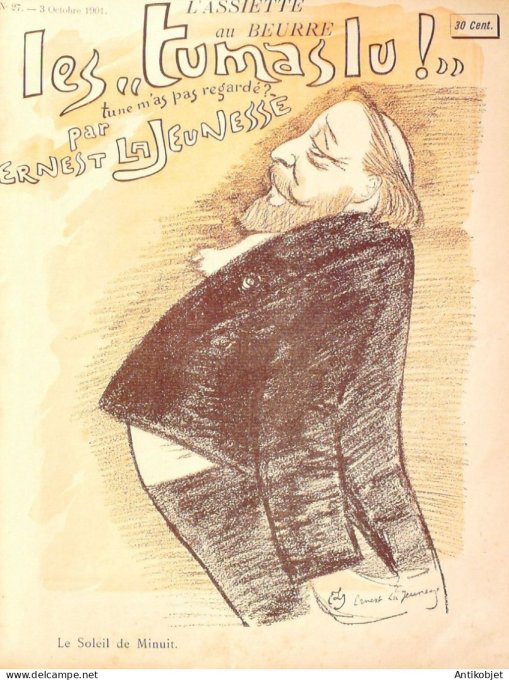 L'Assiette au beurre 1901 #  27 Les Tu m'as lu par Ernest La Jeunesse