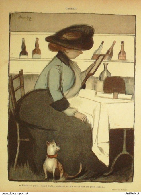 Le Rire 1900-12-22 # 320 Journal humoristique Ed.Originale Souvenirs Portugais