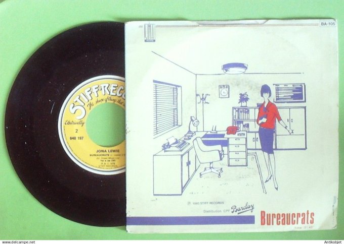 Lewie Jona 45T SP Bureaucrats 1980
