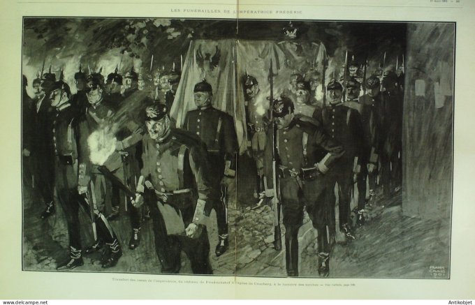 L'illustration 1901 n°3051 Cronberg Friedriechshof Siam Joueurs d'échecs Francesco Crispi pontarlier