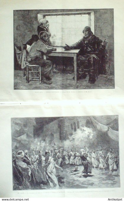 Le Monde illustré 1890 n°1742 Montauban (82) La Rochelle (17) Egypte Caire Hussein Hassan