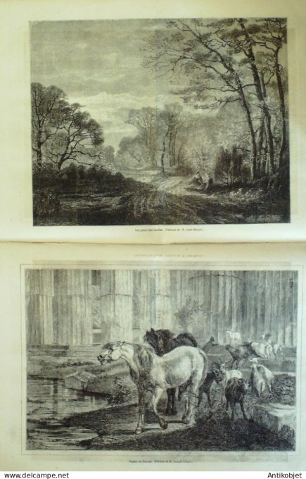 Le Monde illustré 1861 n°236 Pays-Bas Guillaume Iii Compiègne Pierrefonds (60) Grèce Paestum Ruines
