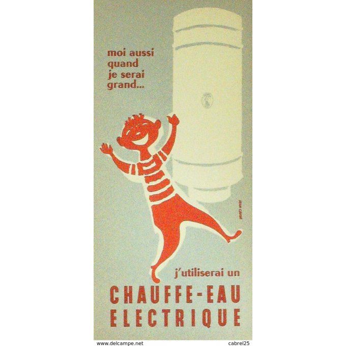 Buvard CHAUFFE EAU