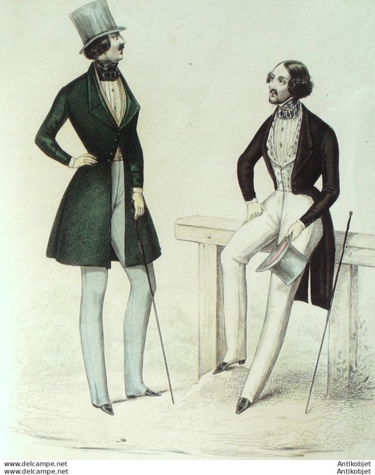 Costume Parisien 1838 # 3583 Costumes homme