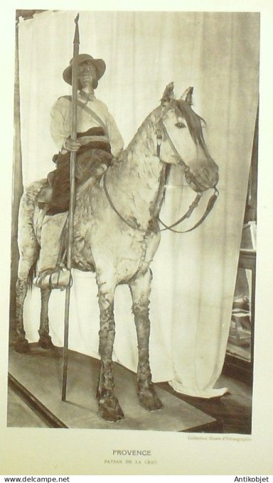 Provence-Alpes-Côte d'Azur Crau (83) Paysan  par Ch.Massin XXème