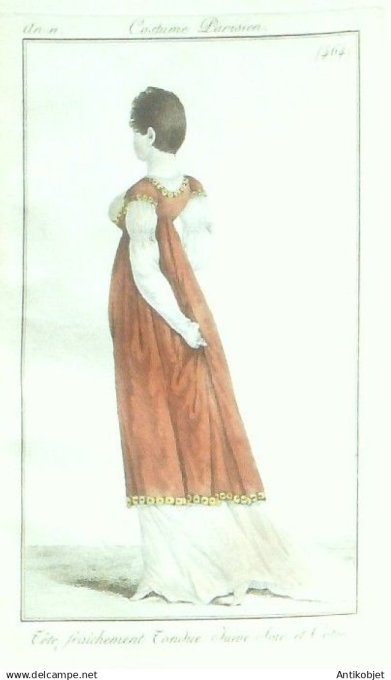 Costume Parisien 1803 an 11 # 464 (eau forte) Juive soie et coton