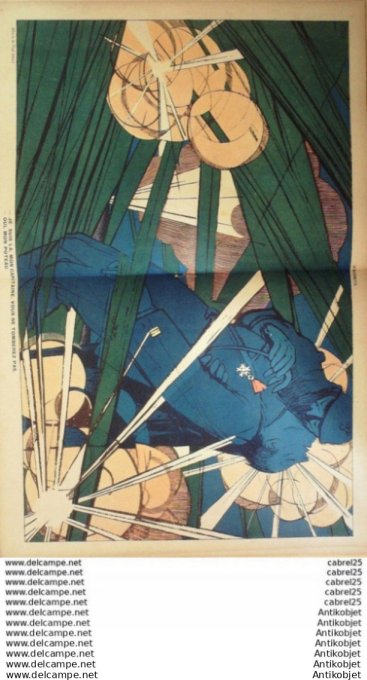 La Baionnette 1917 # 105 (Les Potes) Jeanjean Bofa Iribe Fleurac Cheval Le Rallic Cartier