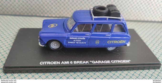Citroen Ami 6 Break Garage Evreux Atlas 1:43