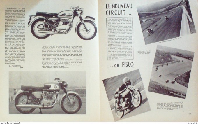 Moto Revue 1966 n° 1786 Eugène Mauve circuit Fisco Amberieu en Bugey