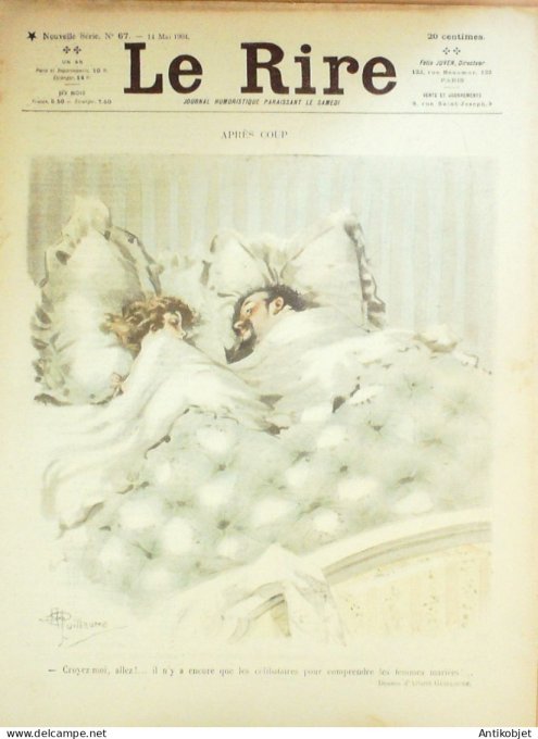 Le Rire 1904-05-14 #  67 Journal humoristique Ed.Originale Henry Maret