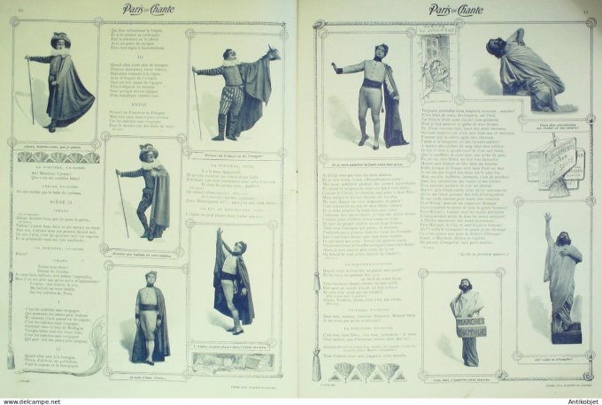 Paris qui chante 1903 # 5 Thibaud Mayol Monréal Domergue Galipaux