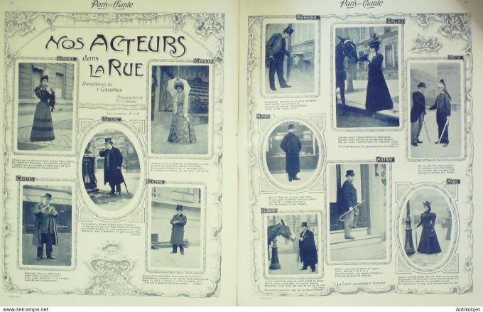 Paris qui chante 1903 # 5 Thibaud Mayol Monréal Domergue Galipaux