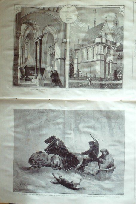 L'Univers illustré 1874 # 983 Carthagène Numancia Ashantees Montsouris Napoléon III  