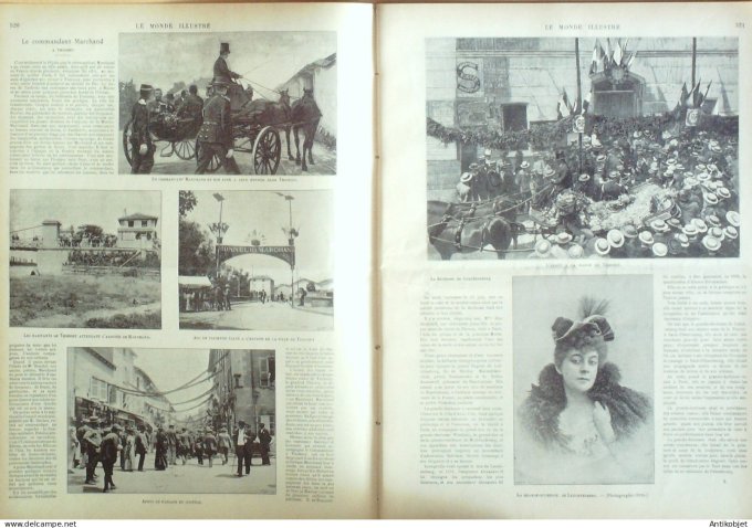 Le Monde illustré 1899 n°2204 Dreyfus Voiturettes Dion-Bouton Bollée Decauville Phoebus