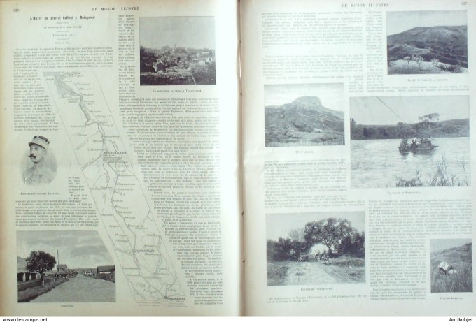 Le Monde illustré 1899 n°2204 Dreyfus Voiturettes Dion-Bouton Bollée Decauville Phoebus