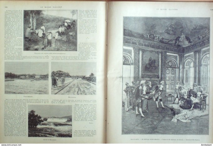 Le Monde illustré 1899 n°2204 Dreyfus Voiturettes Dion-Bouton Bollée Decauville Phoebus